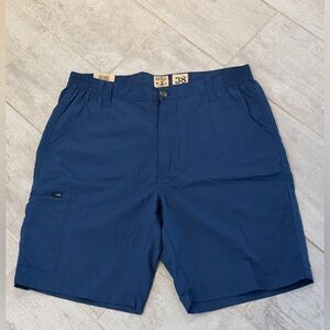 Red Head Blue Nylon Cargo Shorts | Size 38 | Outdoor Fishing Hiking